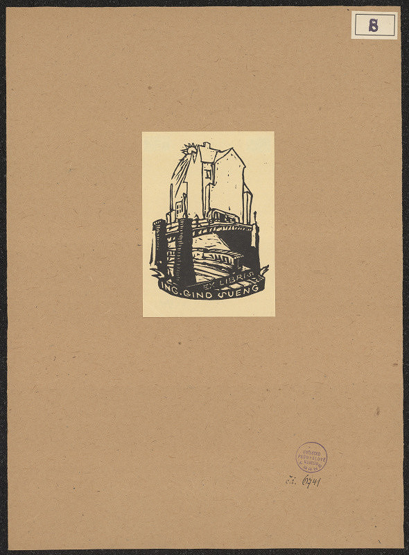 Wilhelm Sauer – Ex libris Ing. Gino Sueng 