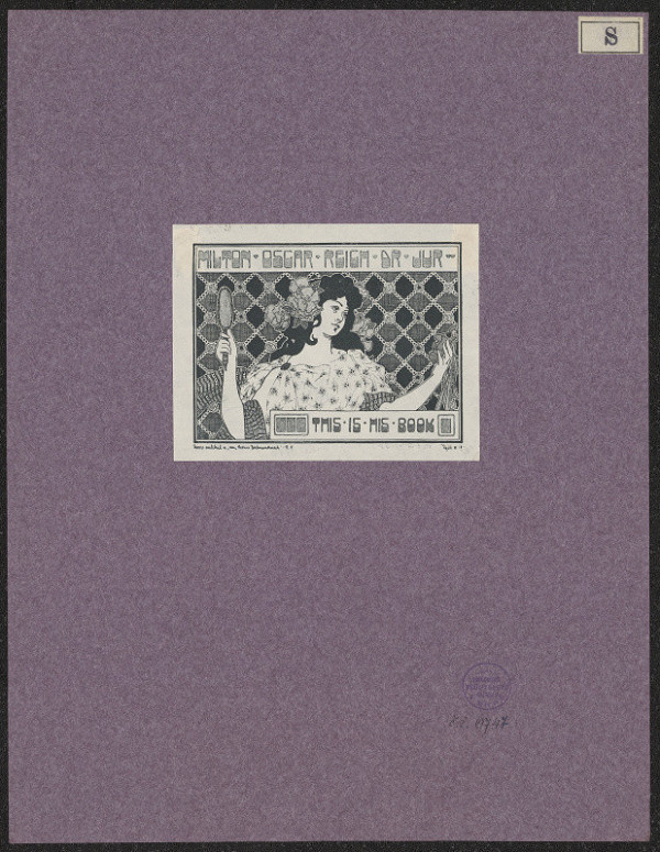 Emil Sarkadi – Ex libris Milton Oscar Reich 