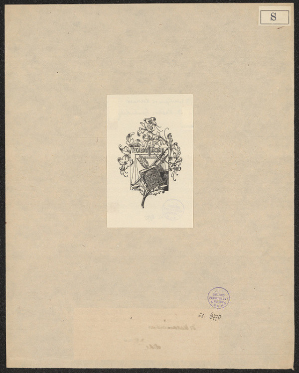 J. Sebestjen – Ex libris Dr. Káldor Arthur 