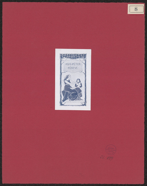 Joseph Sebestyén von Köpecsz – Ex libris Klug Péter 