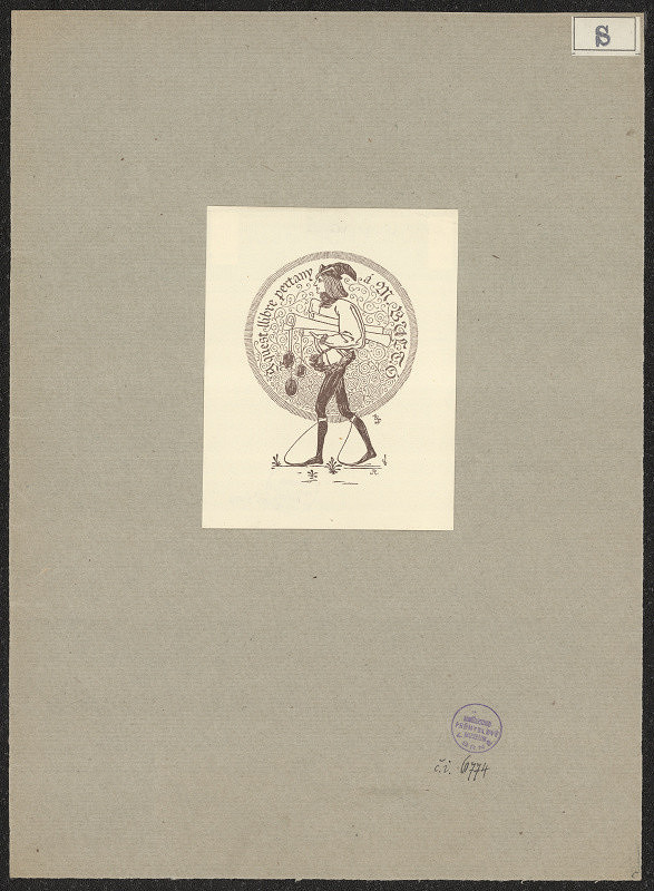 J. M. Sert – Ex libris M. Bulto 