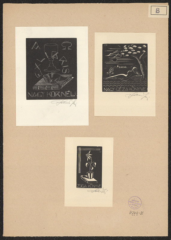 Károly Selmeczi-Skonda – Ex libris Nagy Géza 