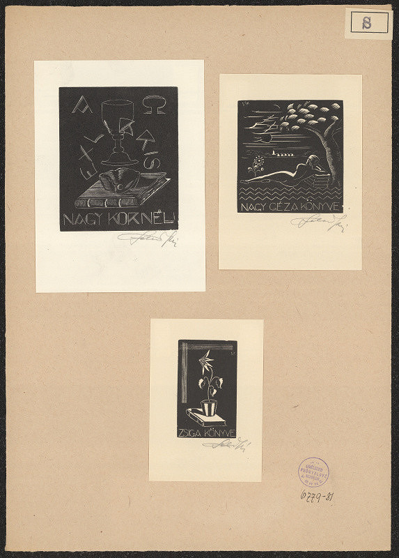 Károly Selmeczi-Skonda – Ex libris Zsiga 