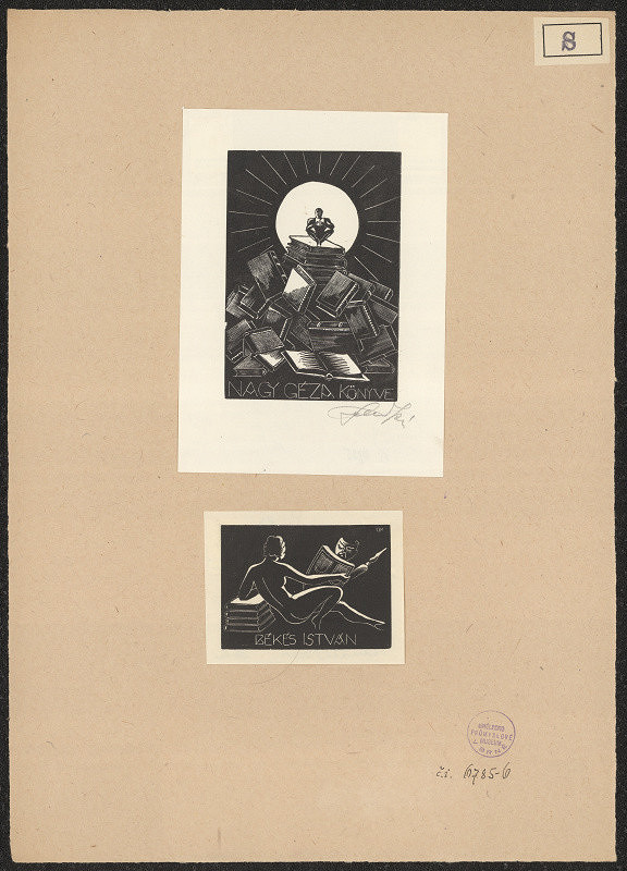 Károly Selmeczi-Skonda – Ex libris Nagy Géza 