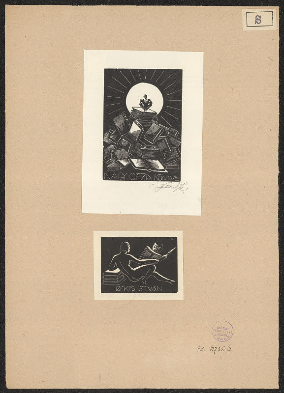 Károly Selmeczi-Skonda – Ex libris Békés István 