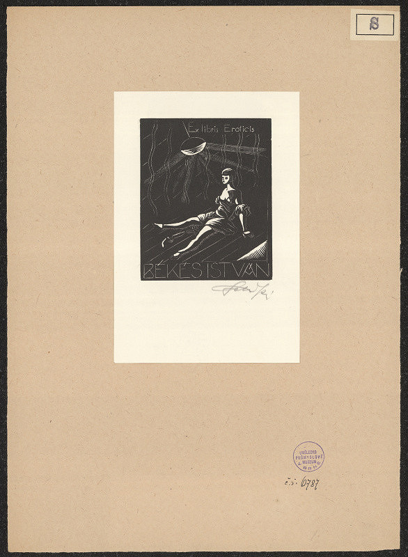 Károly Selmeczi-Skonda – Ex libris Eroticis Békés István 