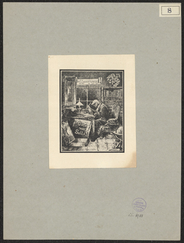 v. G. Selle – Ex libris Götz von Selle 