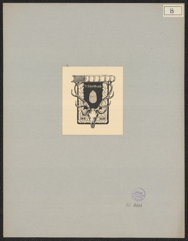 Elisabeth Schellbach – Ex libris Theodor Schellbach 