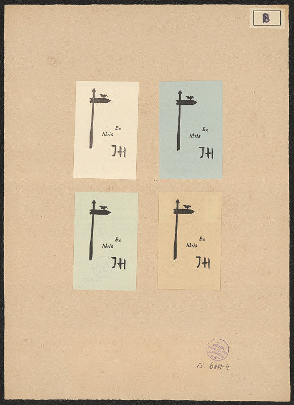 Otto Rudolf Schatz – Ex libris J. H. 