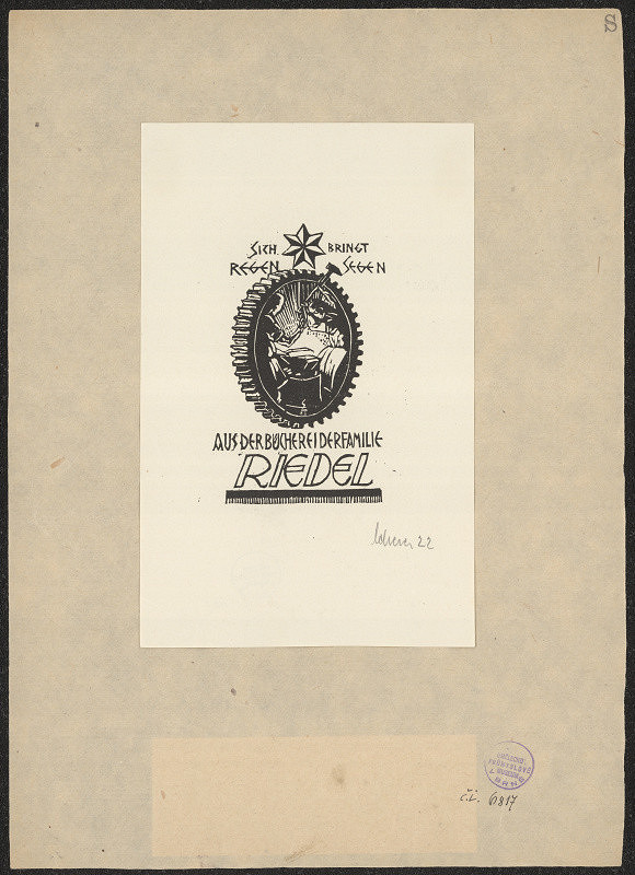 A. H. Scherer – Ex libris Riedel 