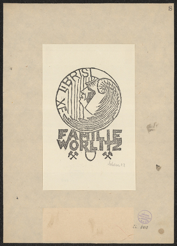 A. H. Scherer – Ex libris Worlitz 