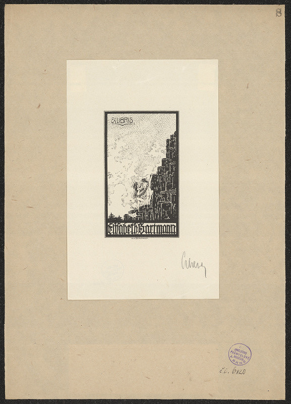 A. H. Scherer – Ex libris Elisabeth Hartmann 