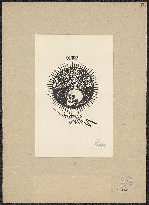 A. H. Scherer – Ex libris Lothar Cüpner 