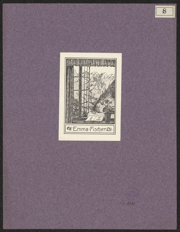 Edmund Schäfer – Exlibris Emma Fischer 