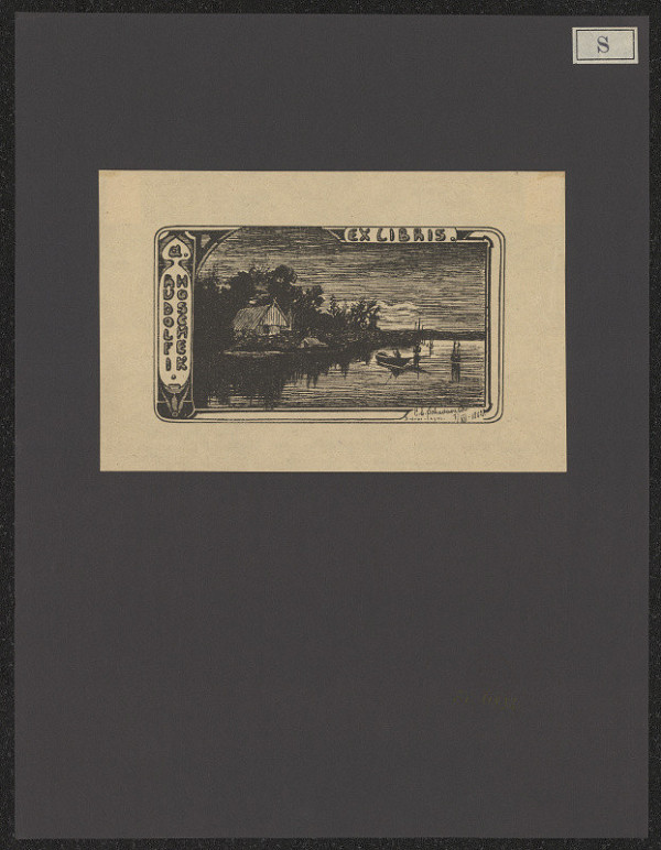 C. E. Schadewald – Exlibris Rudolfi Hoschek 