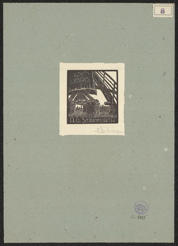 Gerard Schelpe – Exlibris A. G. Stainforth 