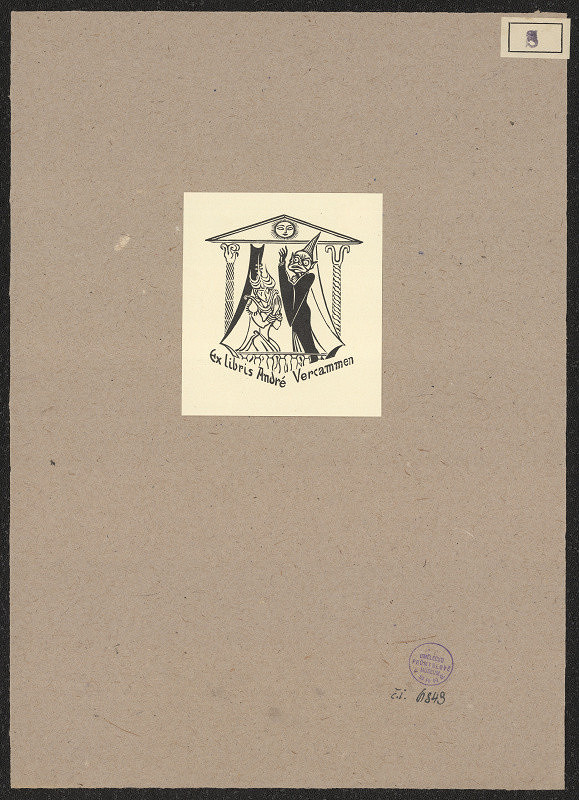 Victor Stuyvaert – Exlibris André Vercammen 