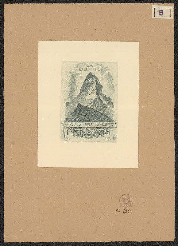 Alfred Soder – Exlibris Karl Robert Schäfer 