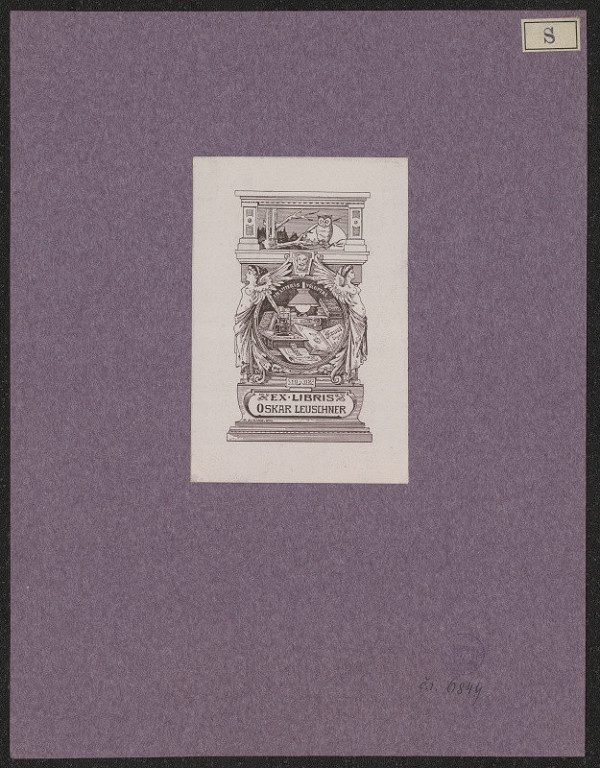 R. Schima – Exlibris Oskar Leuschner 