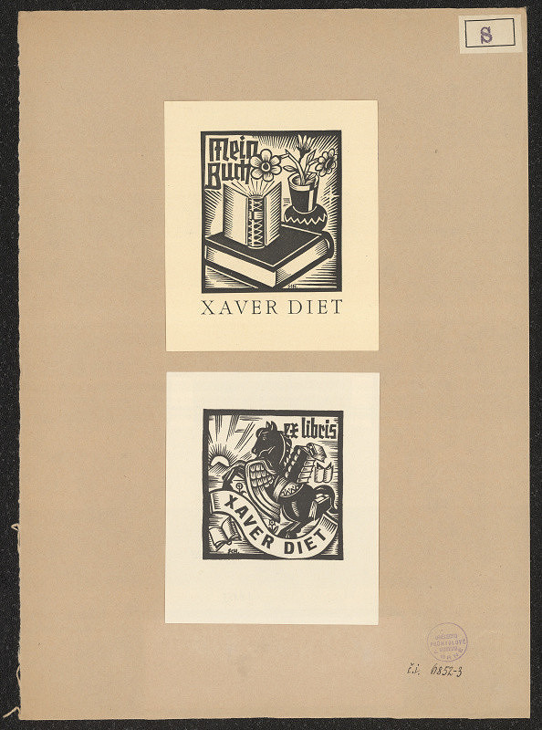 Ernst Schkopp – Exlibris Xaver Diet 