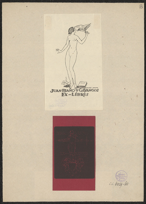 Ismael Schmith – Exlibris Enrich Ráfols 