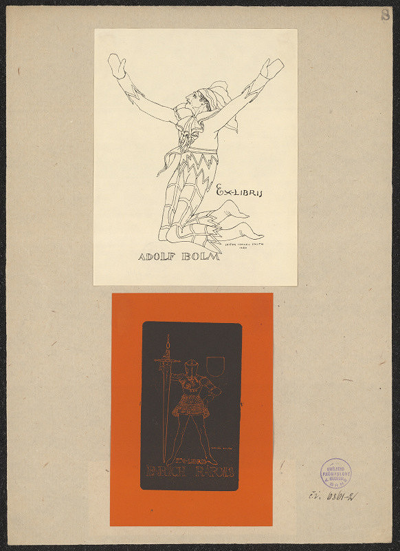 Ismael Schmith – Exlibris Adolf Bolm 