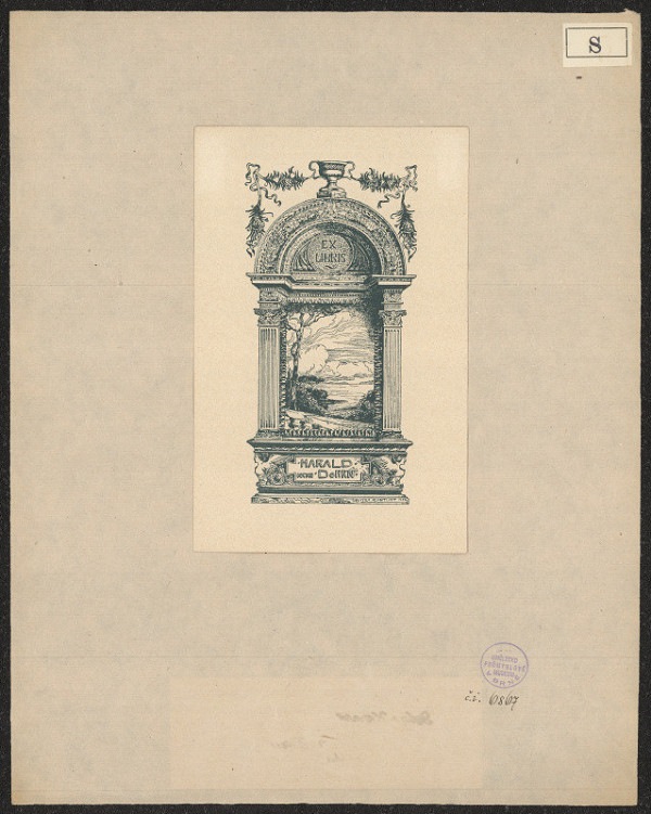 Botho Robert Schmidt – Exlibris Harald Dohrn 