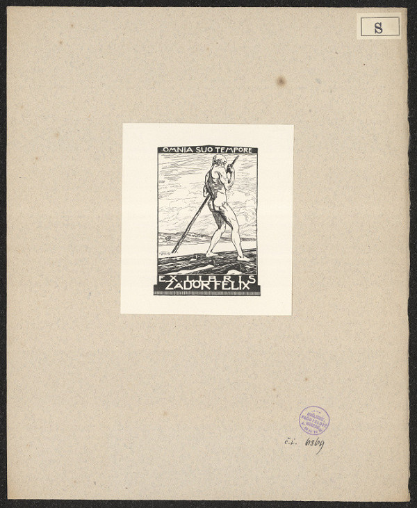 Botho Robert Schmidt – Exlibris Zádor Felix 