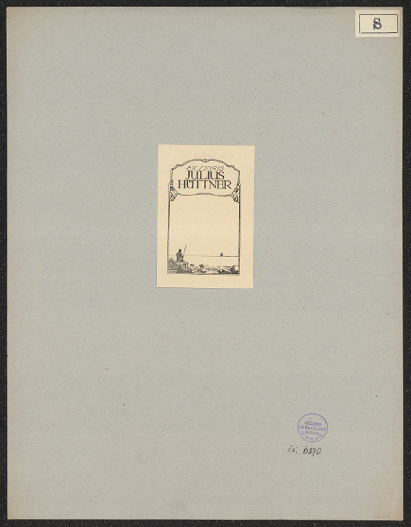 Botho Robert Schmidt – Exlibris Julius Huettner 