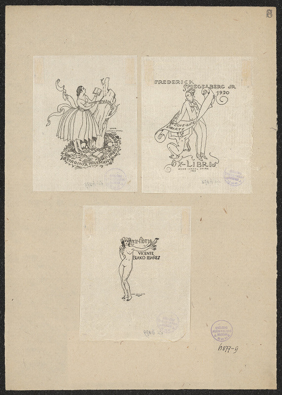 Ismael Smith – Exlibris Vicente Blasco Ibanez 