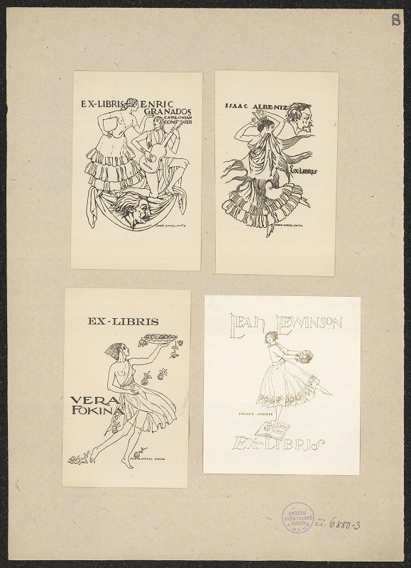 Ismael Smith – Exlibris Enric Granados 