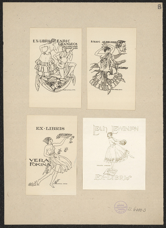 Ismael Smith – Exlibris Vera Fokina 