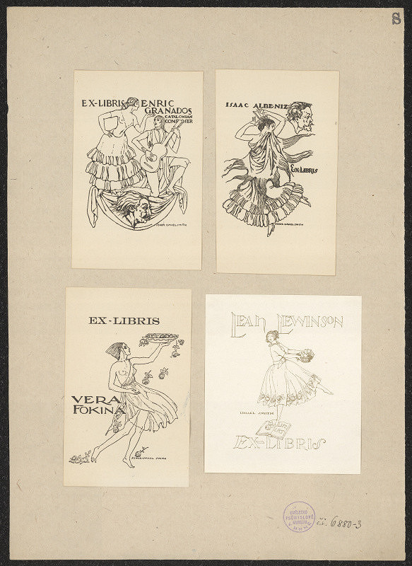 Ismael Smith – Exlibris Leah Lewinson 