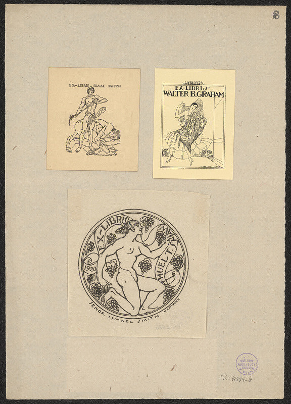 Ismael Smith – Exlibris Walter B. Graham 