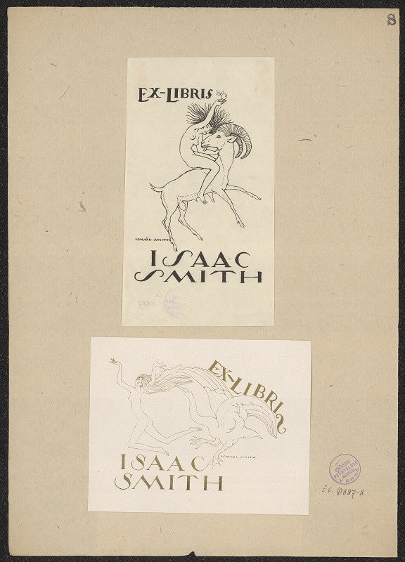 Ismael Smith – Exlibris Isaac Smith 