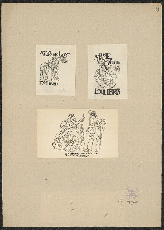 Ismael Smith – Exlibris Senor Jorge Loyo 