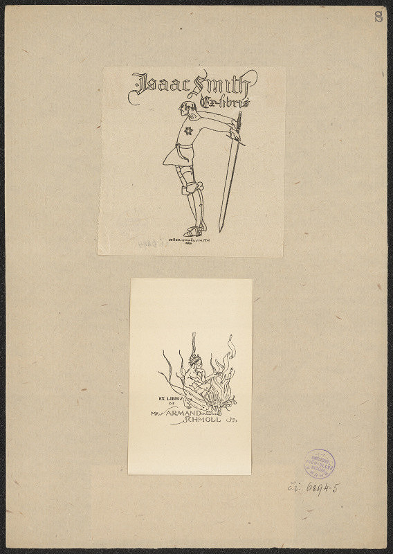 Ismael Smith – Exlibris Isaac Smith 