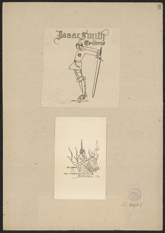 Ismael Smith – Exlibris Armand Schmoll 