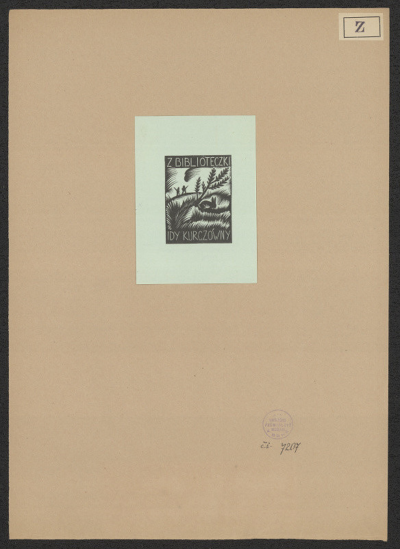 Stanislaw Zgainski – Z biblioteczki  Idy Kurczówny 