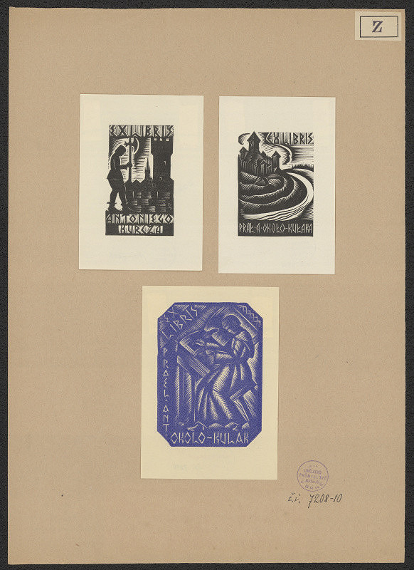 Stanislaw Zgainski – Ex libris Antoniego Kurcza 