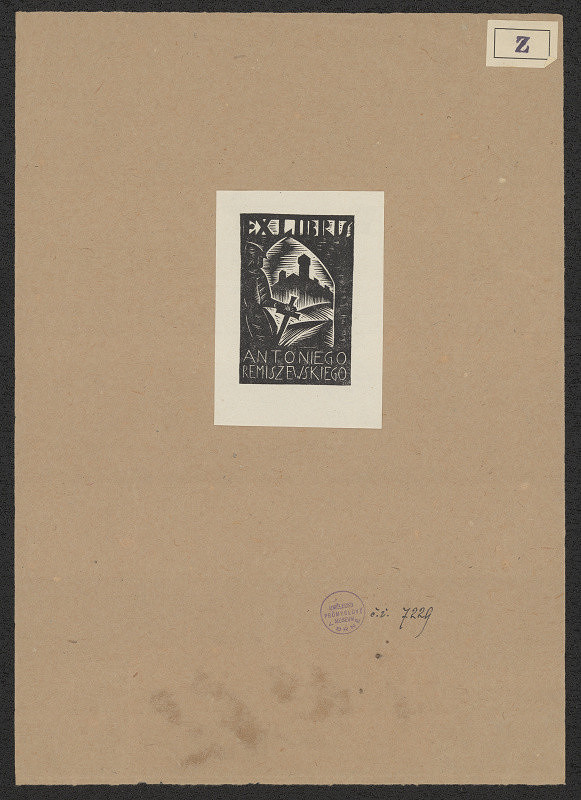 Stanislaw Zgainski – Exlibris Antoniego Remiszewskiego 