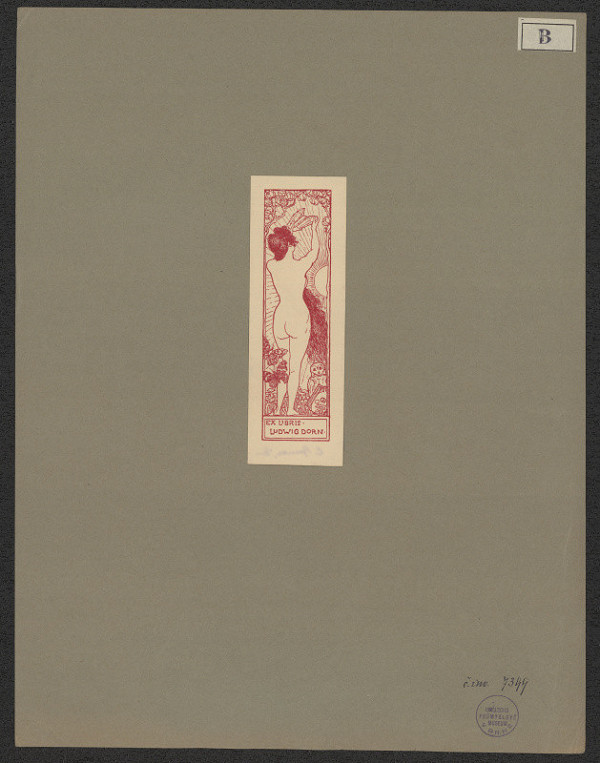 C. Bauer – Ex libris Ludwig Dorn 