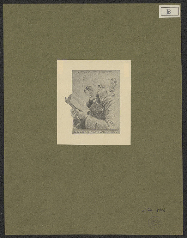 Karl Bauer – Ex libris Karoli Baracs 