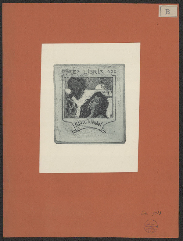 Leo Bauer – Ex libris Klara Wendel 