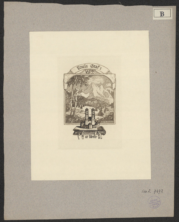 Hermann Bek-Gran – Ex libris Louis Graf 