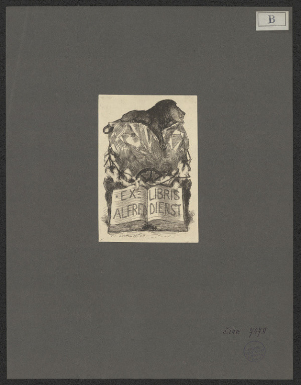 Max Bernuth – Ex libris Alfred Dienst 