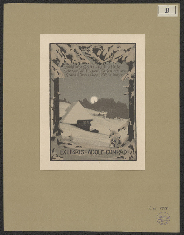 Karl Biese – Ex libris Adolf Conrad 