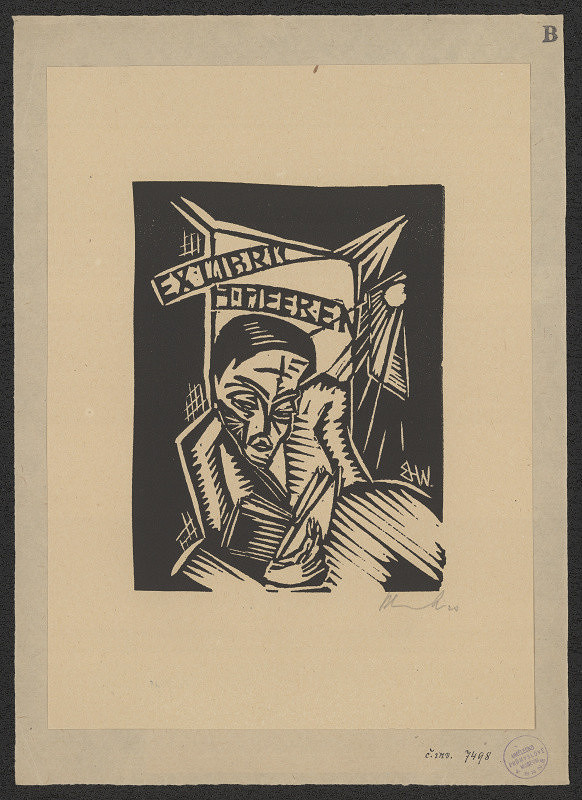 B.H.W. – Ex libris H. Heeren 