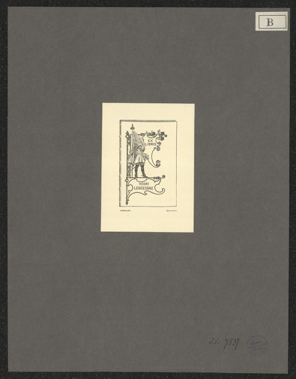 signatura F.B. – Henri Lenseigne 