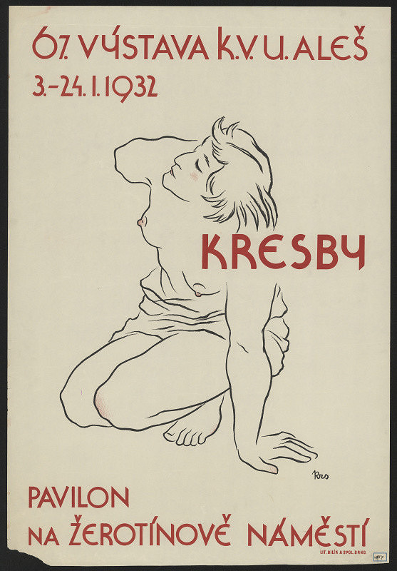 Bohumil Krs – Výstava kresby, KVU Aleš v Brně 
